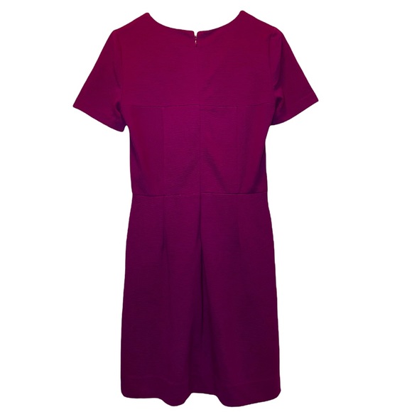 Madewell Gallerist Ponte Dress in Deep Plum - Picture 4 of 7